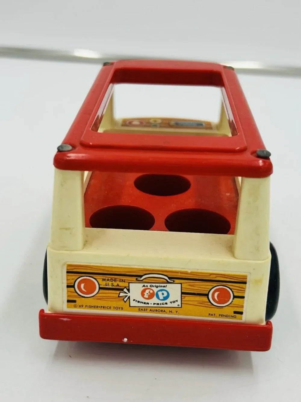 Vintage 1973 Fisher Price Little People Play Family Circus Train Set and Minibus
